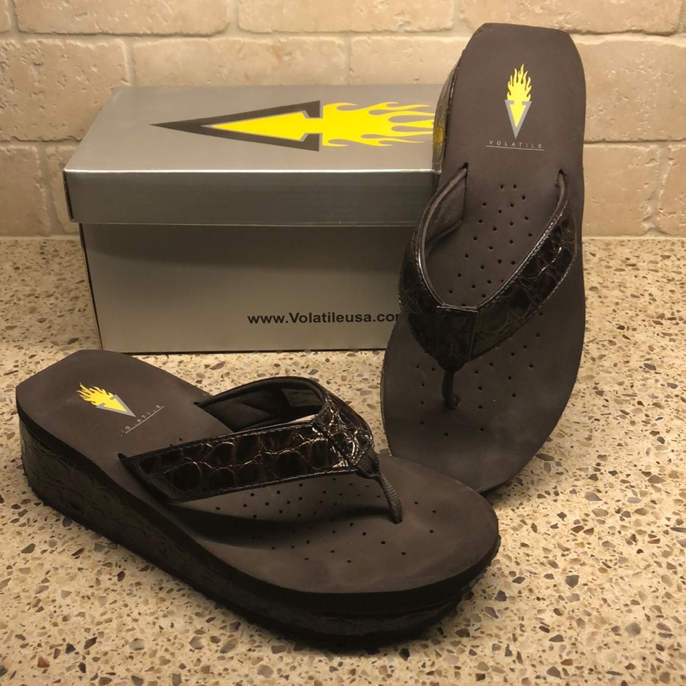 Volatile Sharkey Brown Sandal